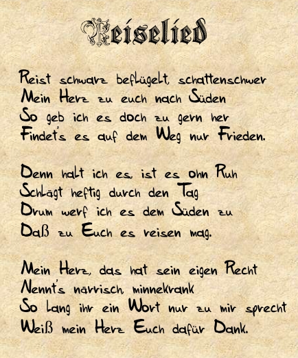 Reiselied